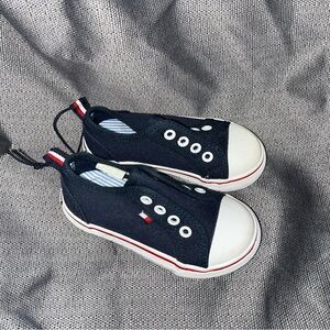 Tommy Hilfiger Kids Laceless Navy Sneakers